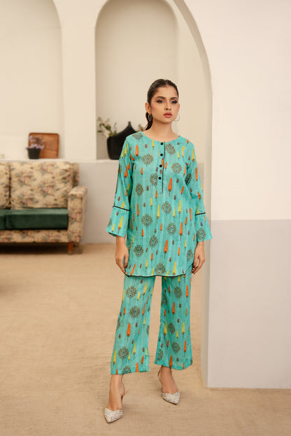 Pastel Garden-Turquoise