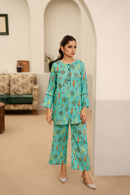 Pastel Garden-Turquoise