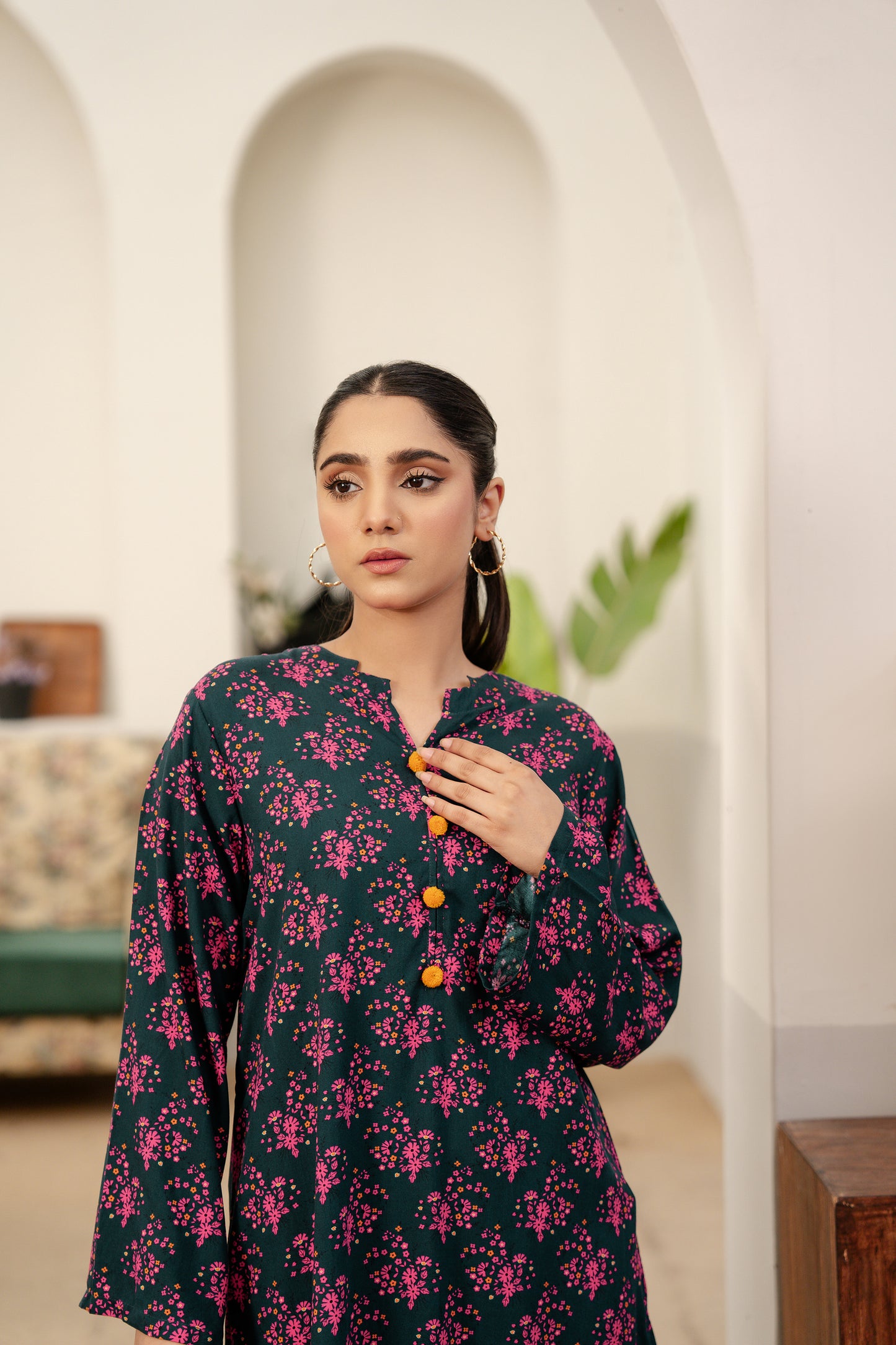 Serene Linen-Navy Blue