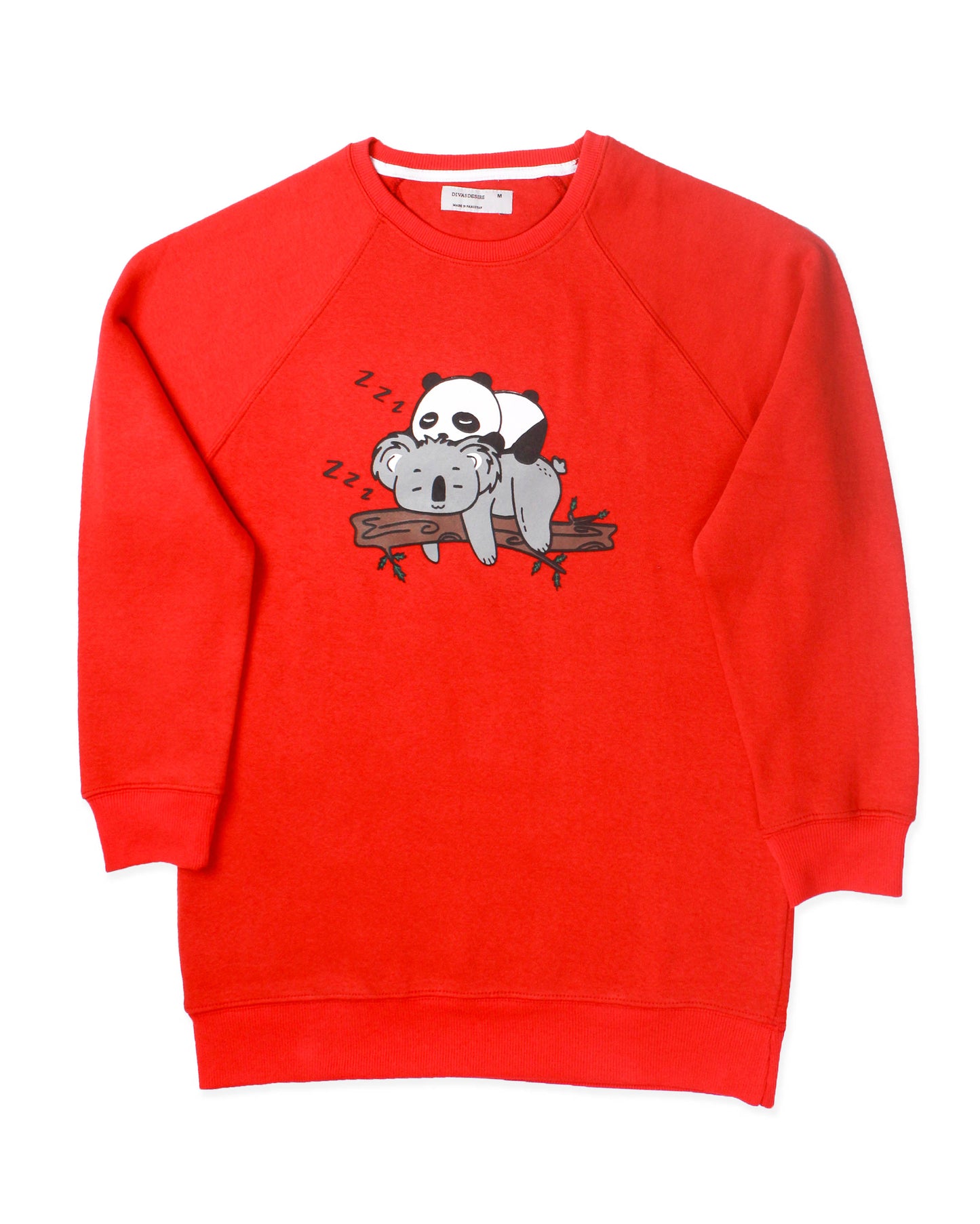 Printed Sweatshirt Red